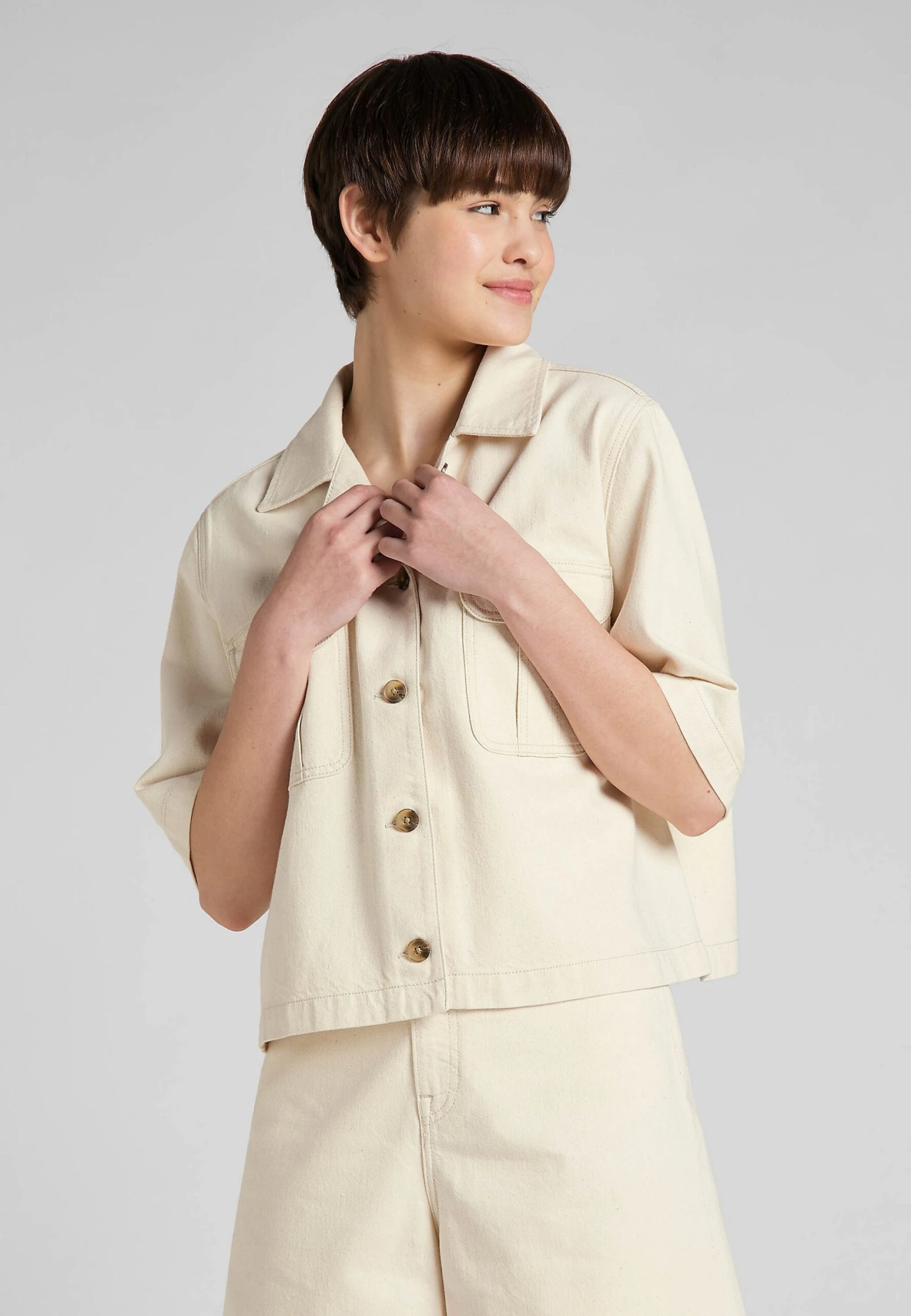 Lee Veste Légère - Ecru 3 Lee Veste Légère - Ecru