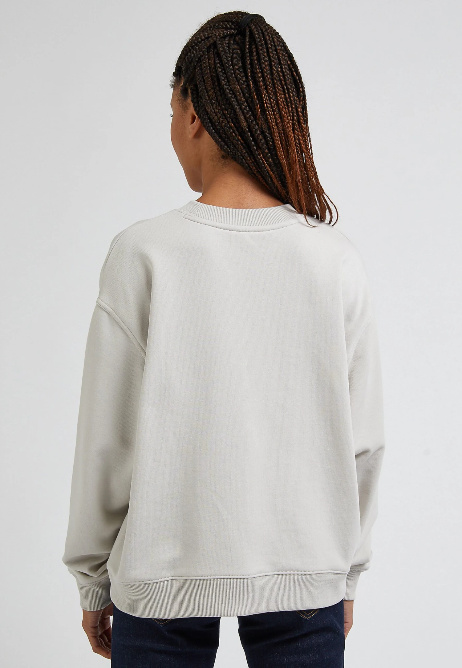 Lee Crew Sws - Sweatshirt - Foggy Gray 4 Lee Crew Sws - Sweatshirt - Foggy Gray – Image 2