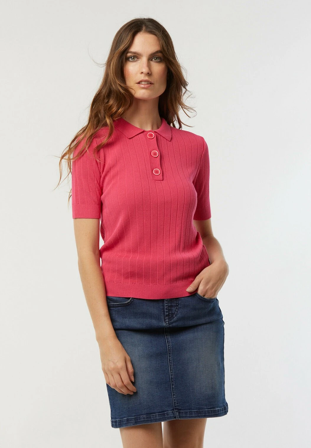 Lee Cooper Caissy - Polo - Fushia 7 Lee Cooper Caissy - Polo - Fushia – Image 5