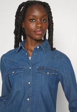Lee Western - Chemisier - Mid Blues 15 Lee Western - Chemisier - Mid Blues -Lee Boutique 8f591a81a3004305a931724730cb4a44