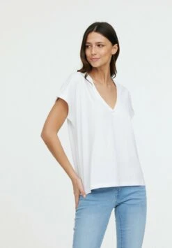 Lee Cooper Alys Mc - T-Shirt Basique - Optic White -Lee Boutique 9424d5f7bf124f529b6bd8236ab93438