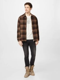 Lee T-shirts T-Shirt Homme Blanc Cassé -Lee Boutique 95368f81807ed79af502d395d7faf222