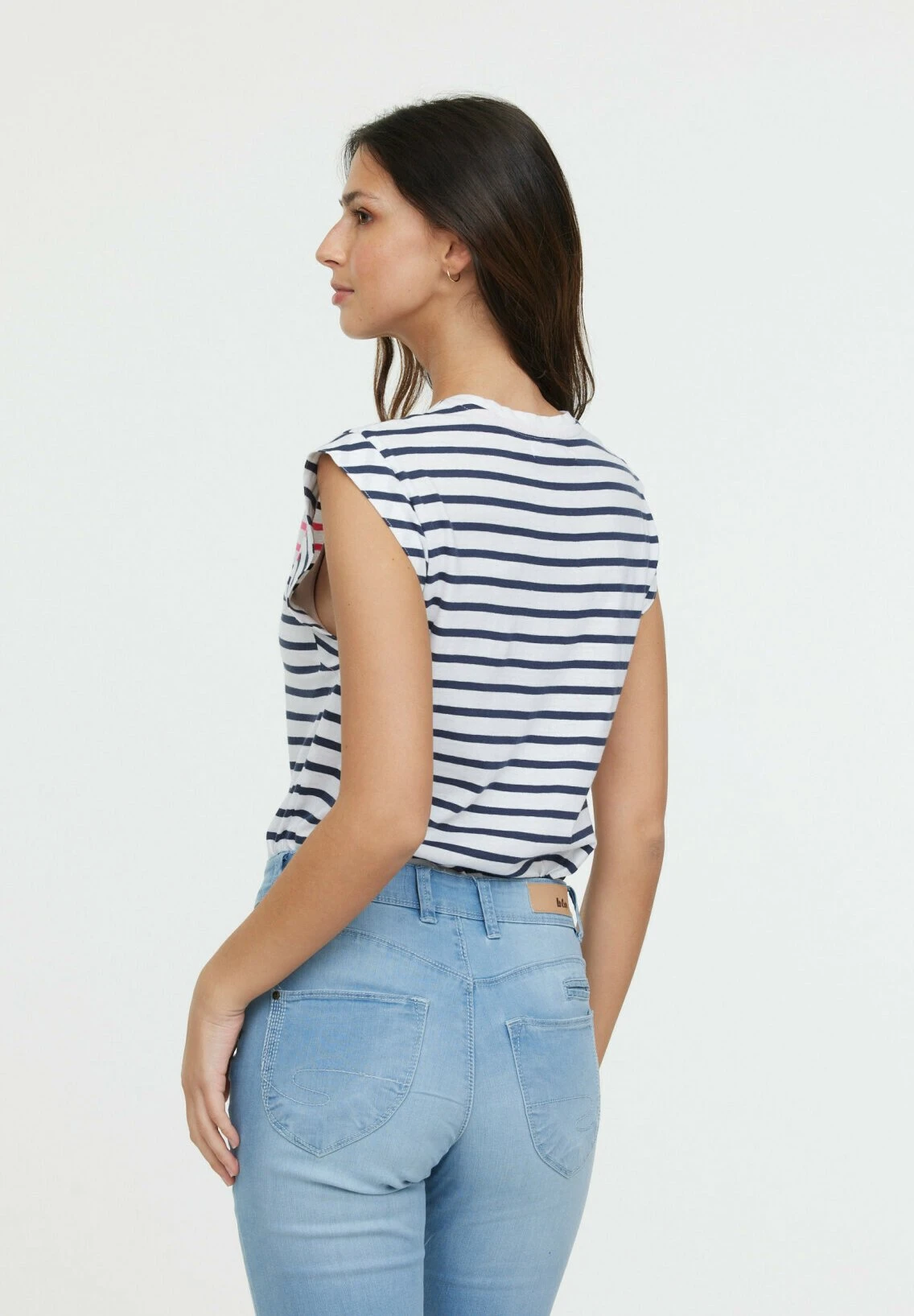 Lee Cooper Afa - T-Shirt Imprimé - Encre Et Fushia 4 Lee Cooper Afa - T-Shirt Imprimé - Encre Et Fushia – Image 2