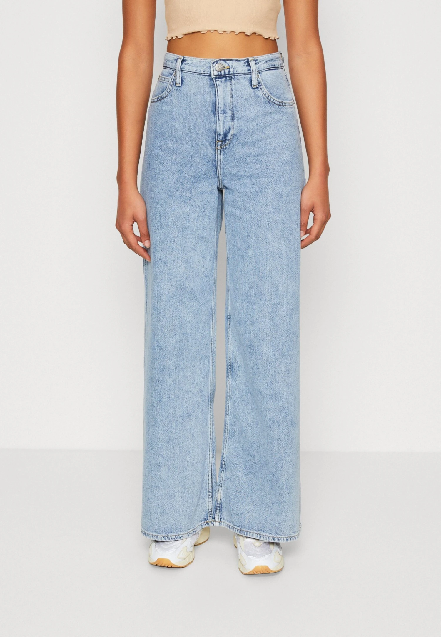 Lee Drew - Jean Flare - Frosted Blue 3 Lee Drew - Jean Flare - Frosted Blue