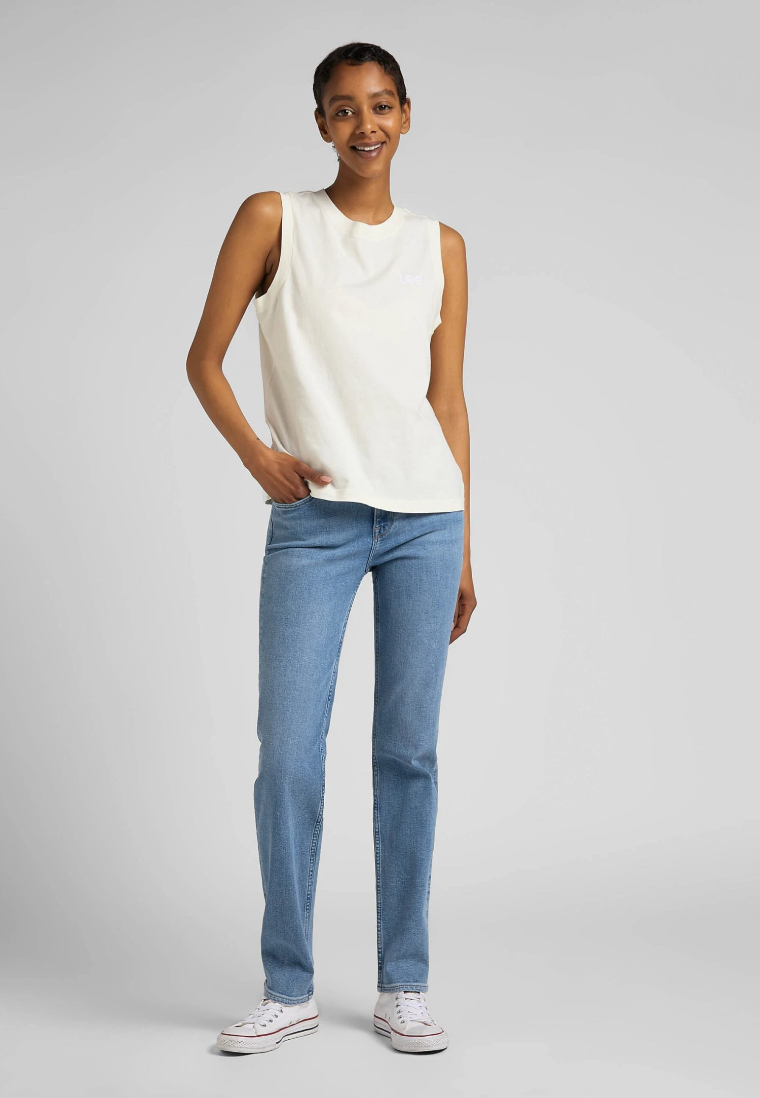 Lee Débardeur - Ecru 3 Lee Débardeur - Ecru – Image 2