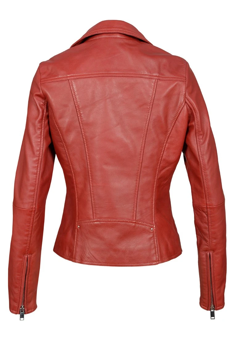 Lee Cooper Bonnie - Veste En Cuir - Red 4 Lee Cooper Bonnie - Veste En Cuir - Red – Image 2