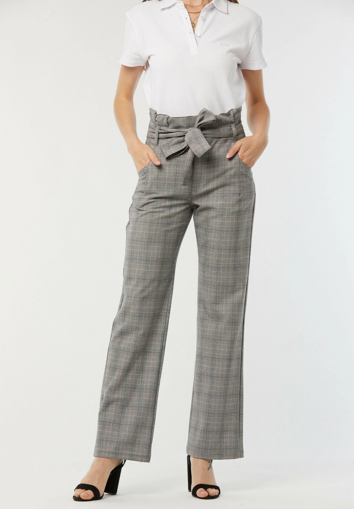 Lee Cooper Gina - Pantalon Classique - Gris 4 Lee Cooper Gina - Pantalon Classique - Gris – Image 2