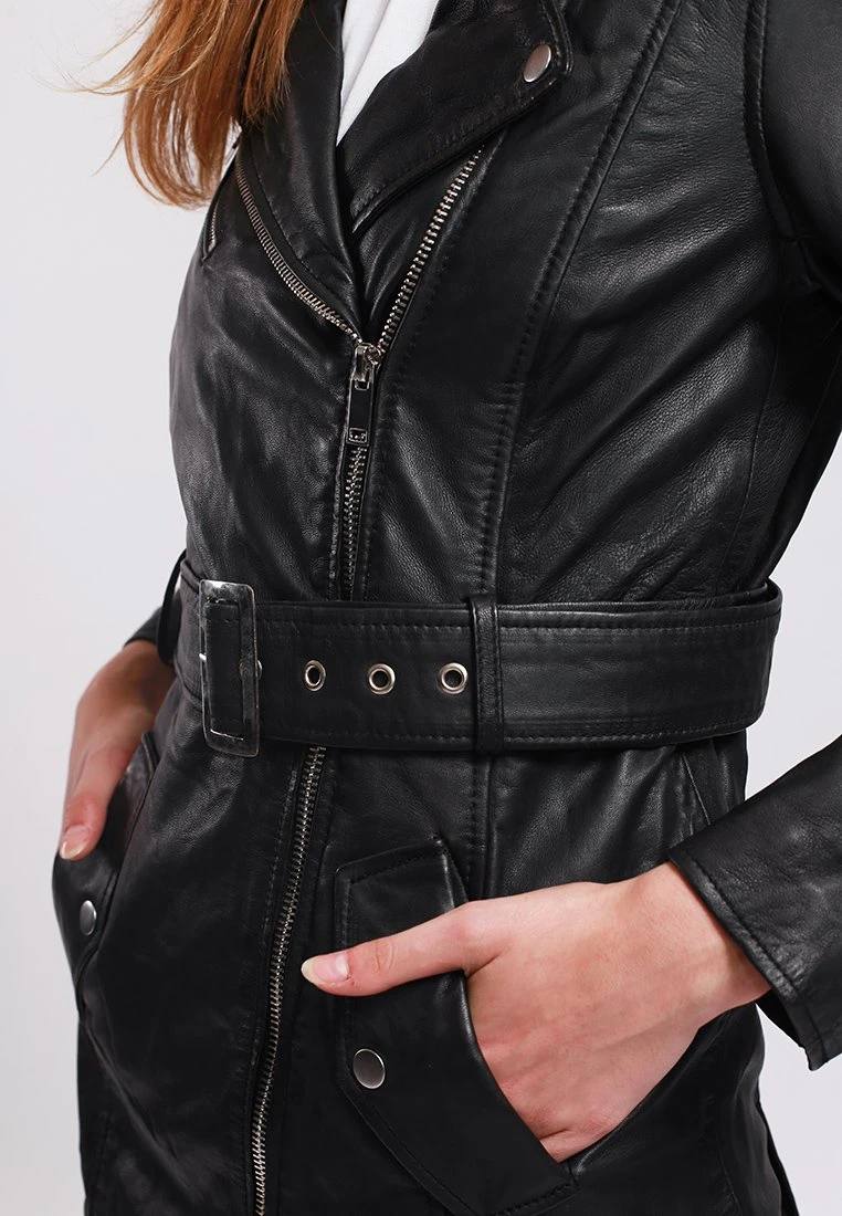 Lee Cooper Beatriz - Veste En Cuir - Black 7 Lee Cooper Beatriz - Veste En Cuir - Black – Image 5