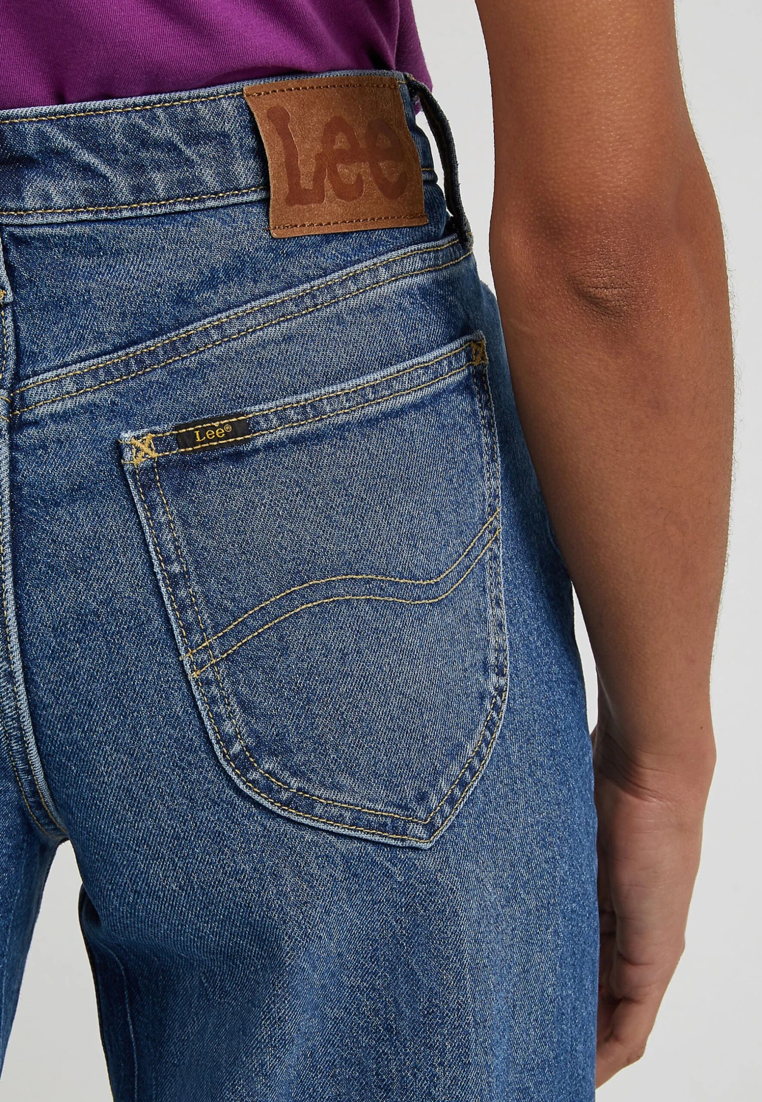 Lee Low Rise Jane - Jean Droit - Blue Speed 5 Lee Low Rise Jane - Jean Droit - Blue Speed – Image 3