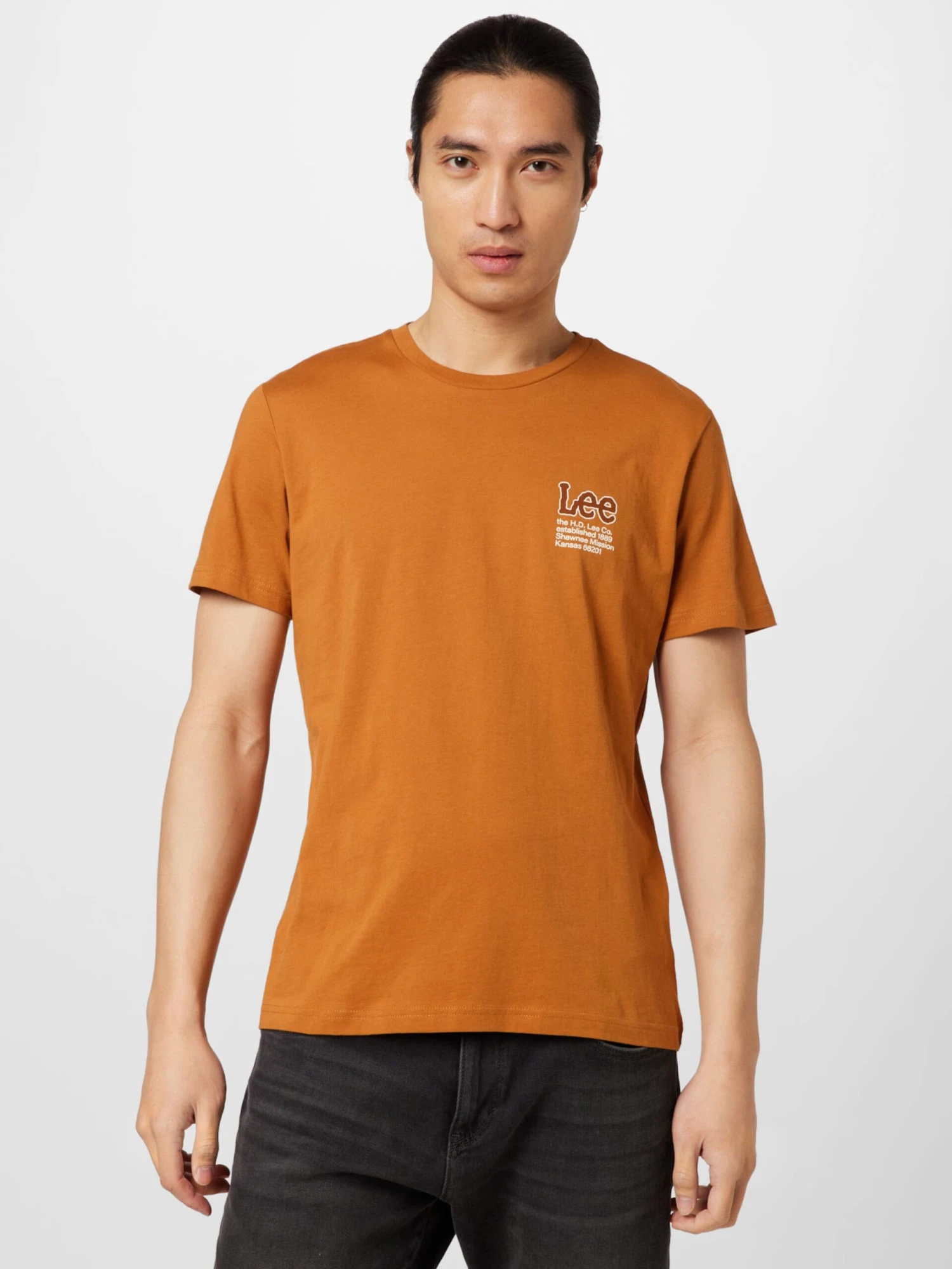 Lee T-shirts T-Shirt Homme Caramel 5 Lee T-shirts T-Shirt Homme Caramel – Image 3