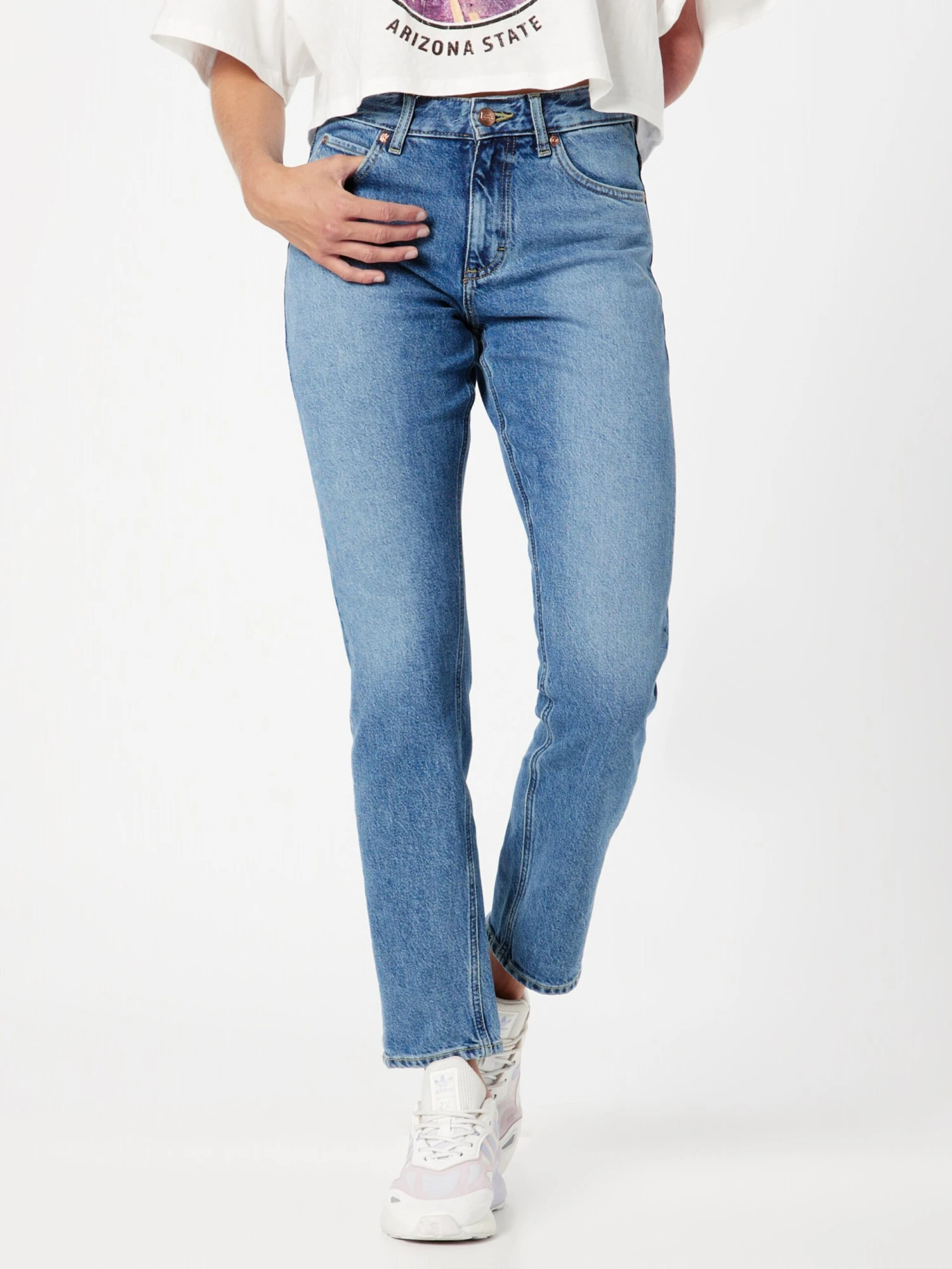 Lee Slim Coupe Slim Jean RIDER Femme Bleu 5 Lee Slim Coupe Slim Jean RIDER Femme Bleu – Image 3