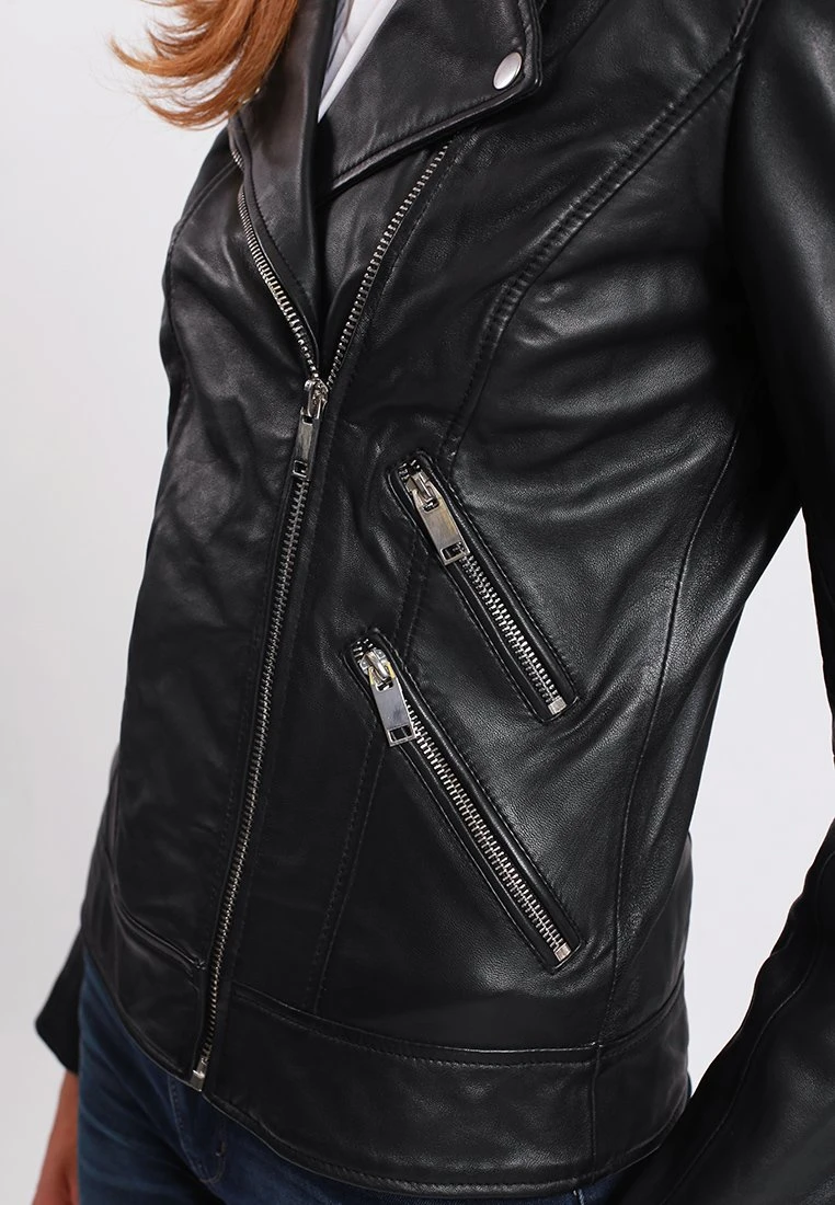 Lee Cooper Beline - Veste En Cuir - Black 6 Lee Cooper Beline - Veste En Cuir - Black – Image 4