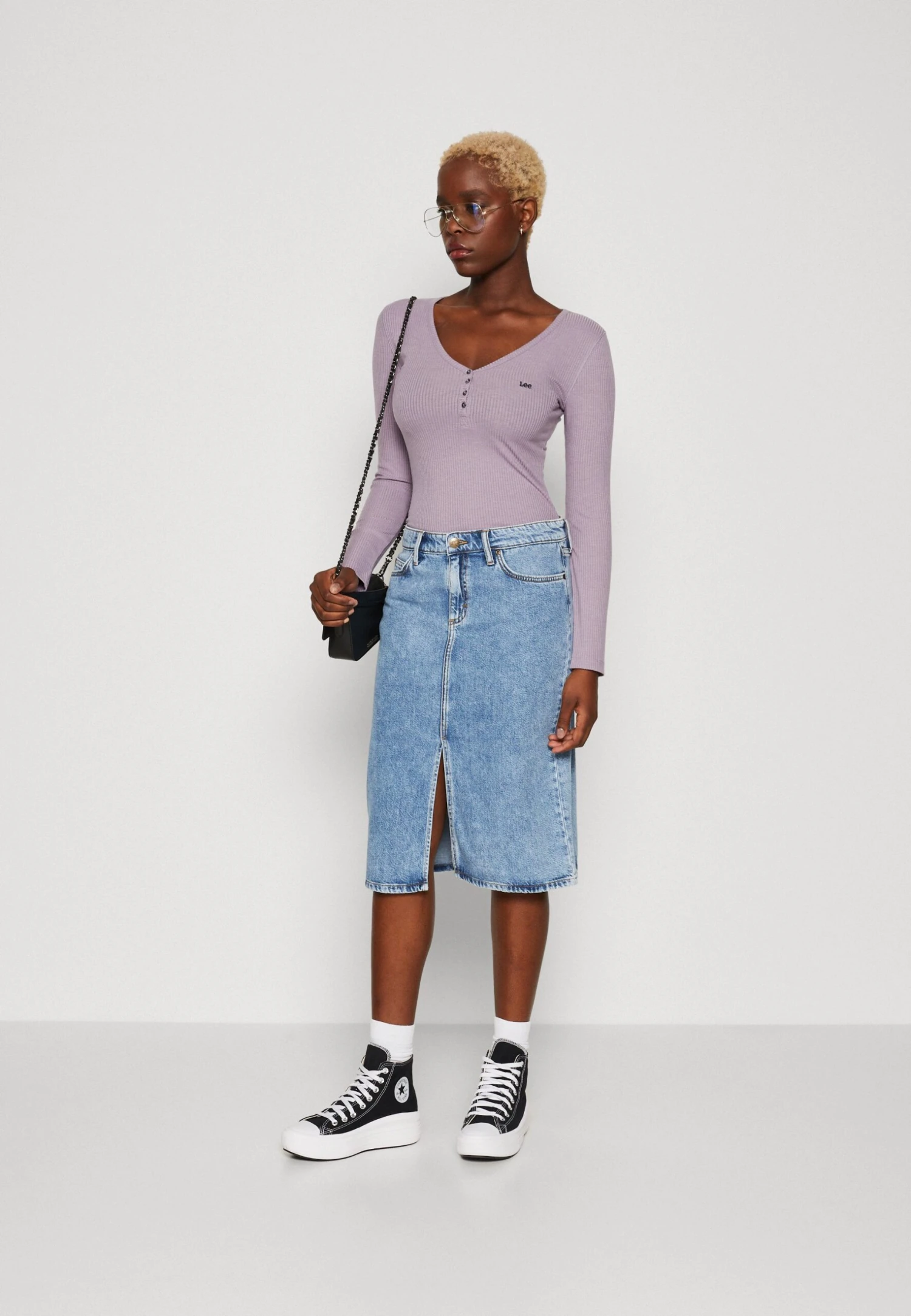 Lee Henley - T-Shirt À Manches Longues - Jazzy Purple 4 Lee Henley - T-Shirt À Manches Longues - Jazzy Purple – Image 2