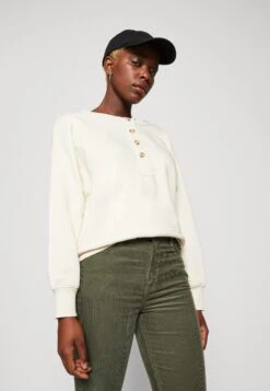 Lee Henley - Sweatshirt - Ecru -Lee Boutique ac396ecc9e4a455fbc3eba96b39ce855