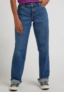 Lee Low Rise Jane - Jean Droit - Blue Speed