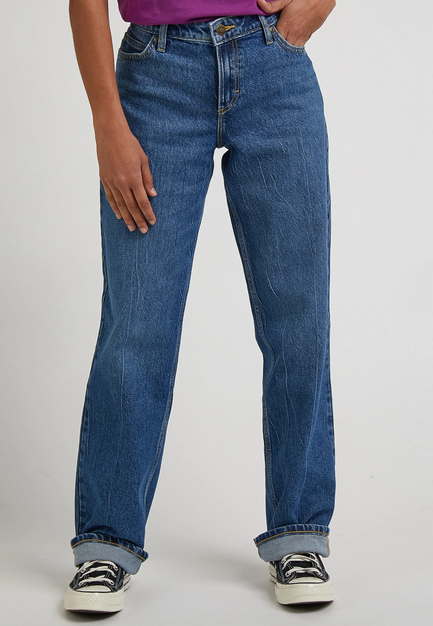 Lee Low Rise Jane - Jean Droit - Blue Speed 3 Lee Low Rise Jane - Jean Droit - Blue Speed