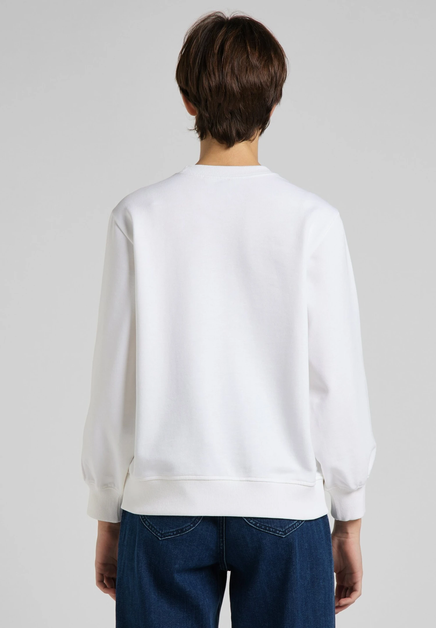 Lee Shrunken - Sweatshirt - Bright White 5 Lee Shrunken - Sweatshirt - Bright White – Image 3