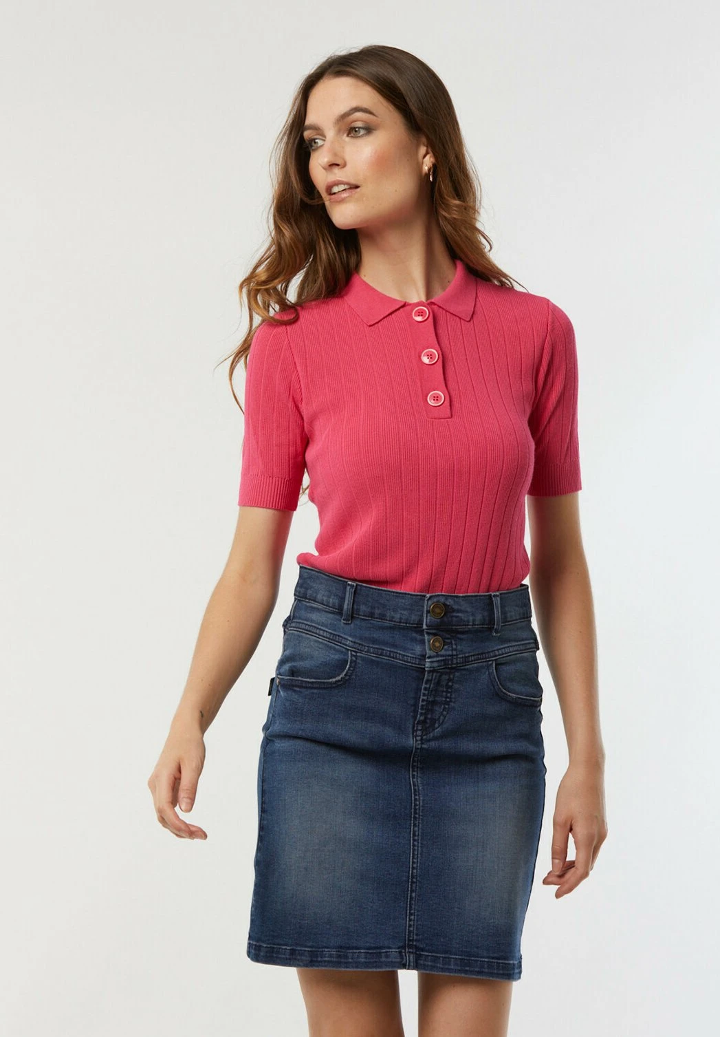 Lee Cooper Caissy - Polo - Fushia 3 Lee Cooper Caissy - Polo - Fushia