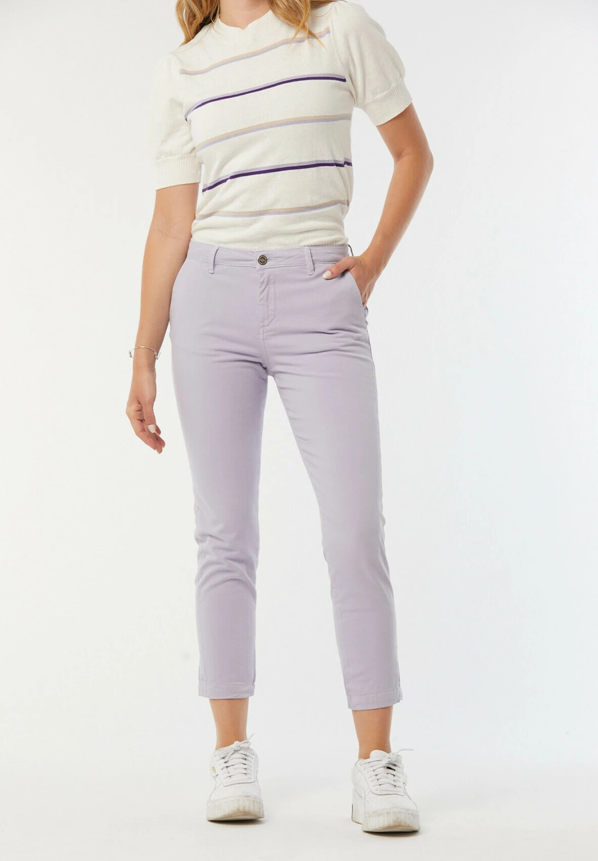 Lee Cooper Jemila - Pantalon Classique - Mauve 3 Lee Cooper Jemila - Pantalon Classique - Mauve