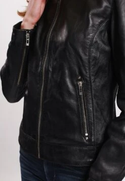 Lee Cooper Bettie - Veste En Cuir - Black -Lee Boutique bd89221fe3ec48c79ba598c98935e195