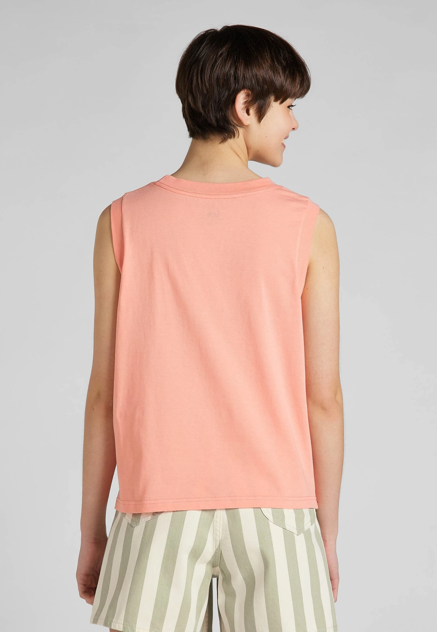 Lee Débardeur - Bright Coral 5 Lee Débardeur - Bright Coral – Image 3