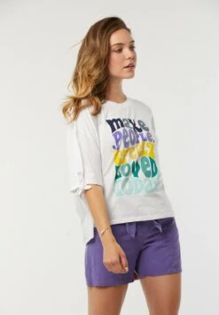 Lee Cooper Aji - T-Shirt Imprimé - Blanc -Lee Boutique c8f1f7d30454453a91ccbf40d0470bff