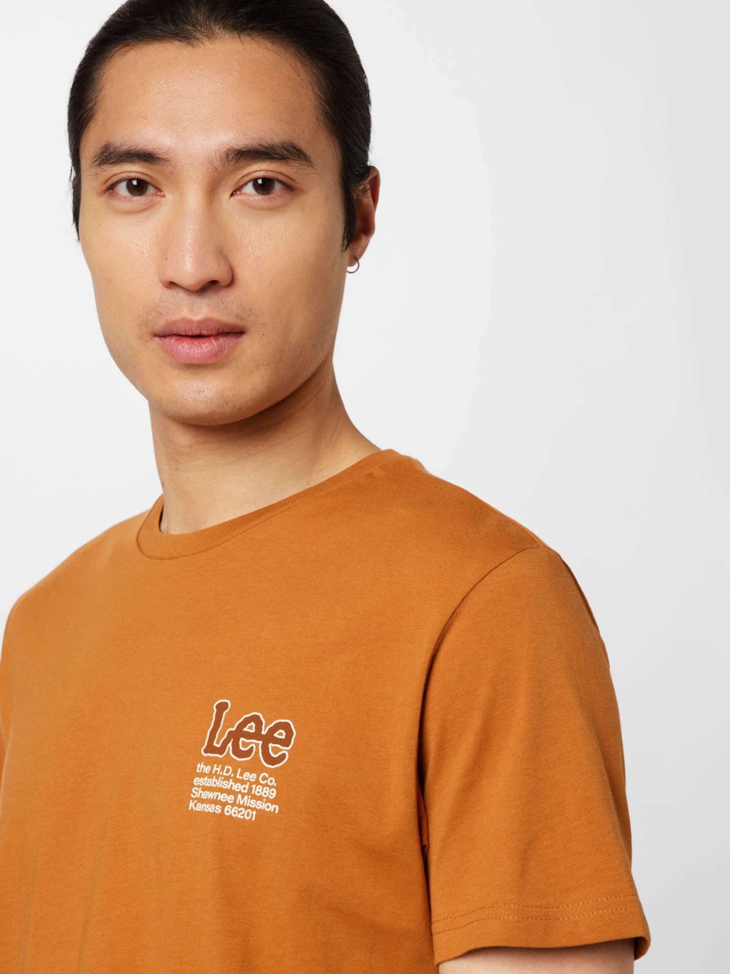 Lee T-shirts T-Shirt Homme Caramel 4 Lee T-shirts T-Shirt Homme Caramel – Image 2
