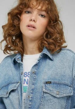 Lee Western - Chemisier - Frosted Blue 9 Lee Western - Chemisier - Frosted Blue -Lee Boutique db5ed829aa054005b41dff43f34a7bf8