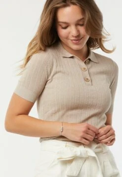 Lee Cooper Caissy - Polo - Beige Doré -Lee Boutique dc08482826ae4dbfbb5f8859aaea136d