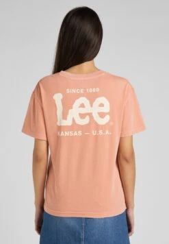 Lee Crew Neck Tee - T-Shirt Imprimé - Coral 10 Lee Crew Neck Tee - T-Shirt Imprimé - Coral -Lee Boutique dd0b8d0556ac4f7d8964f767650e5dc7