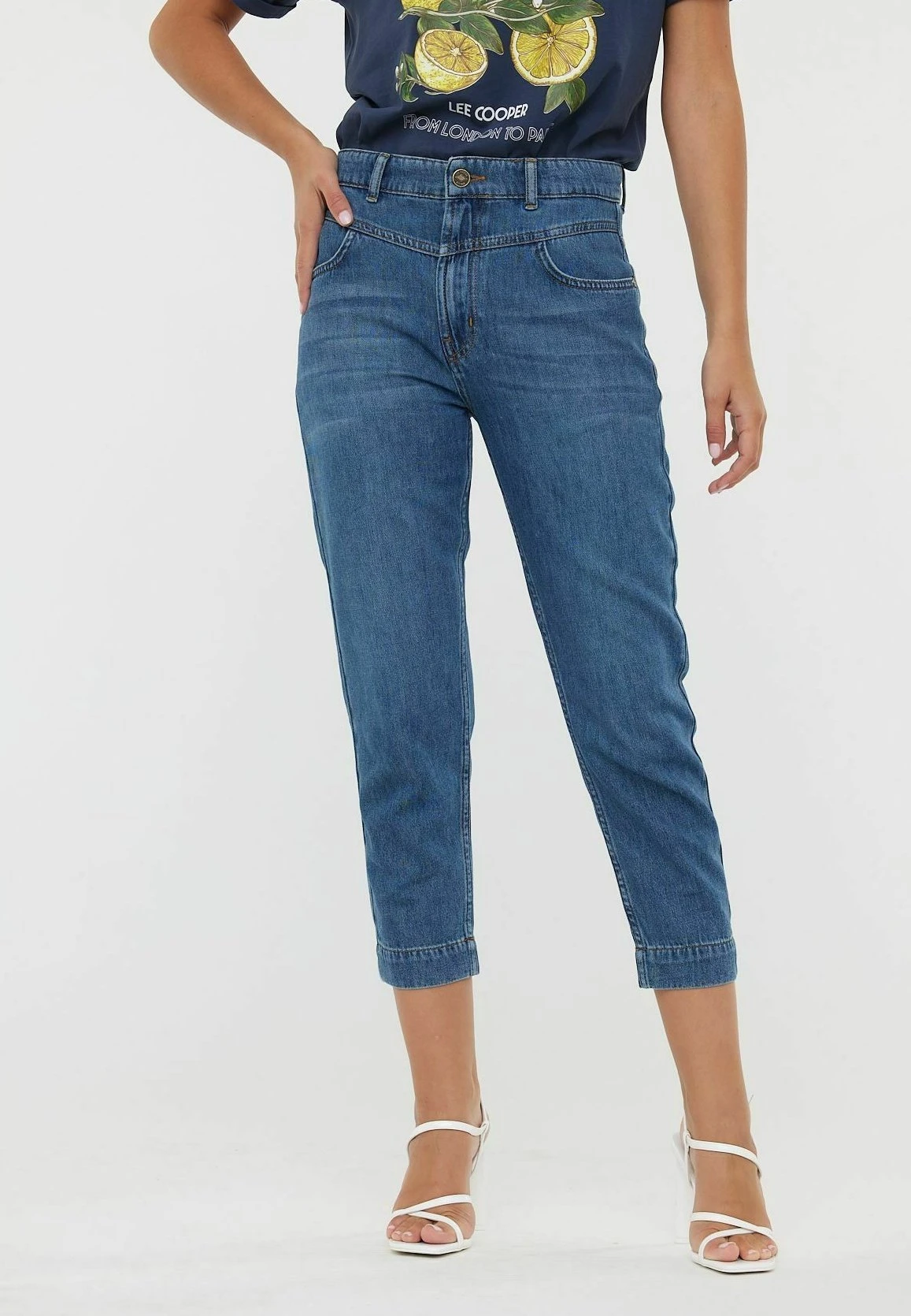 Lee Cooper Jorda - Jean Slim - Dirty Baby Blue 3 Lee Cooper Jorda - Jean Slim - Dirty Baby Blue