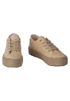 Lee Cooper Baskets Basses - Beige -Lee Boutique dec8fd9fd83d4d80ae05e00009c8af10