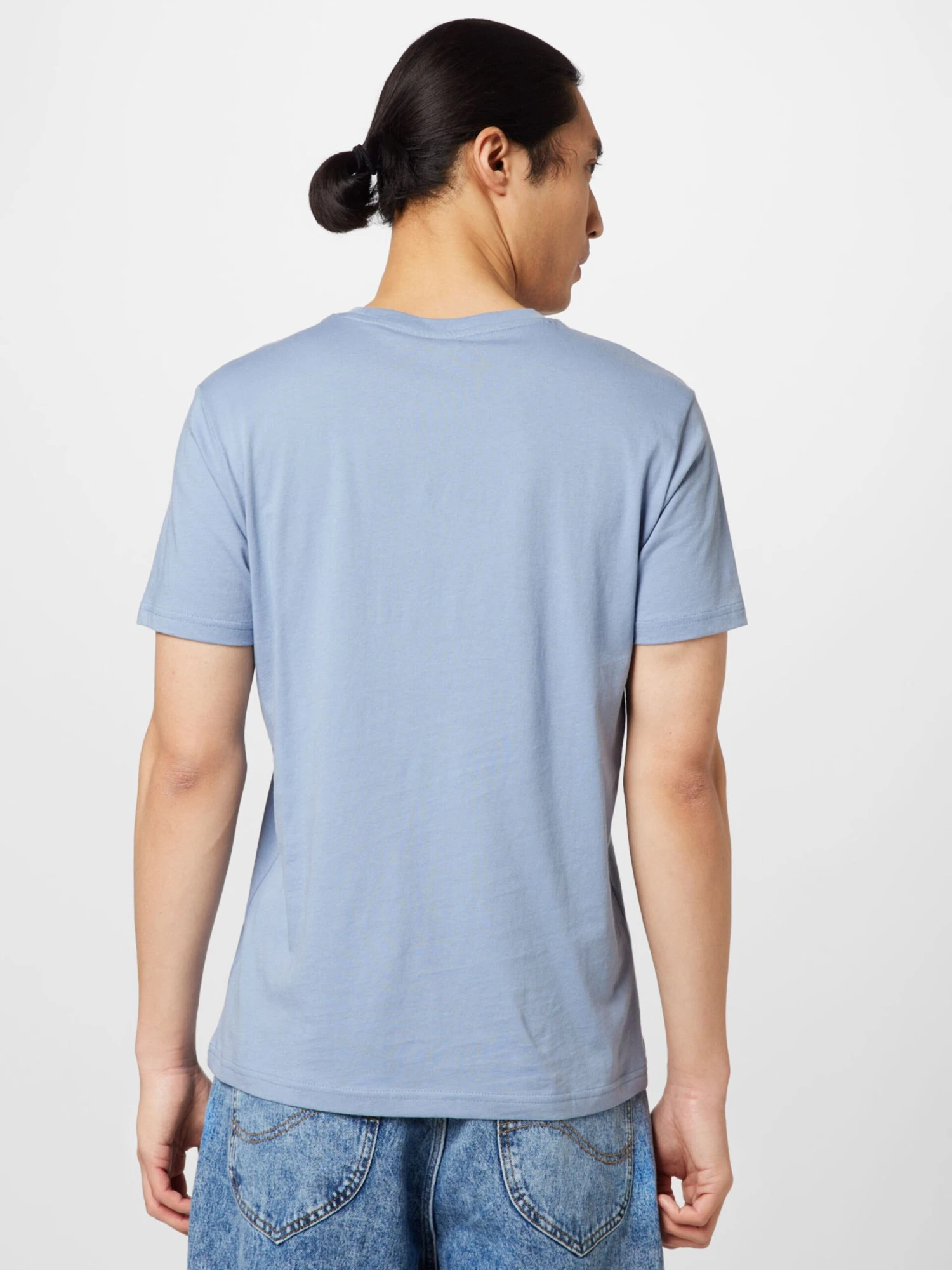 Lee T-shirts T-Shirt Homme Bleu-gris / Bleu Foncé 6 Lee T-shirts T-Shirt Homme Bleu-gris / Bleu Foncé – Image 4
