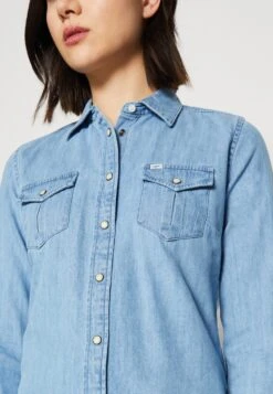 Lee Regular Western Shirt - Chemisier - Blue Media -Lee Boutique e2017b6ece214d9293066c01f200de39
