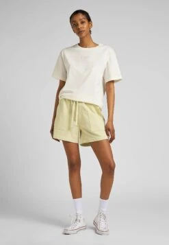 Lee Relaxed Crew Tee - T-Shirt Imprimé - Off-White -Lee Boutique e7b797acb2d24d57bec25bbaa8e854b1