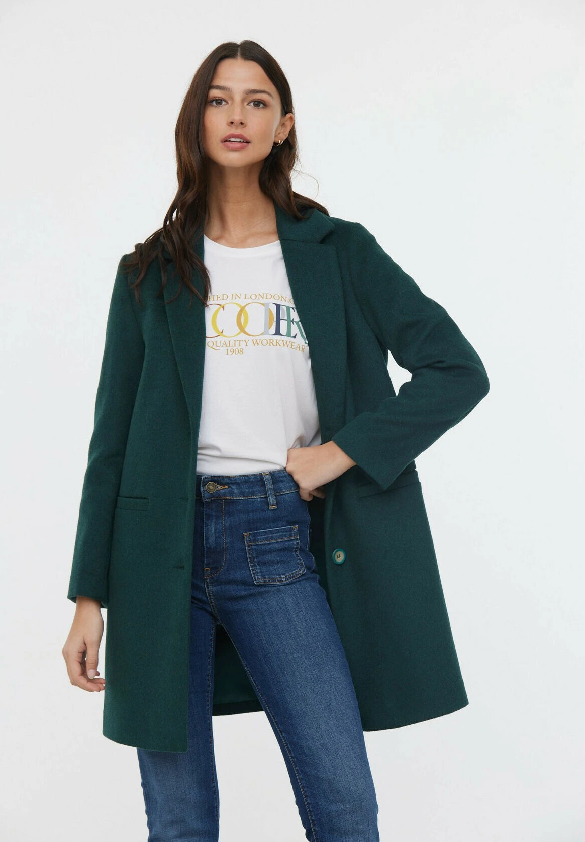 Lee Cooper Fida - Manteau Court - Vert 7 Lee Cooper Fida - Manteau Court - Vert – Image 5