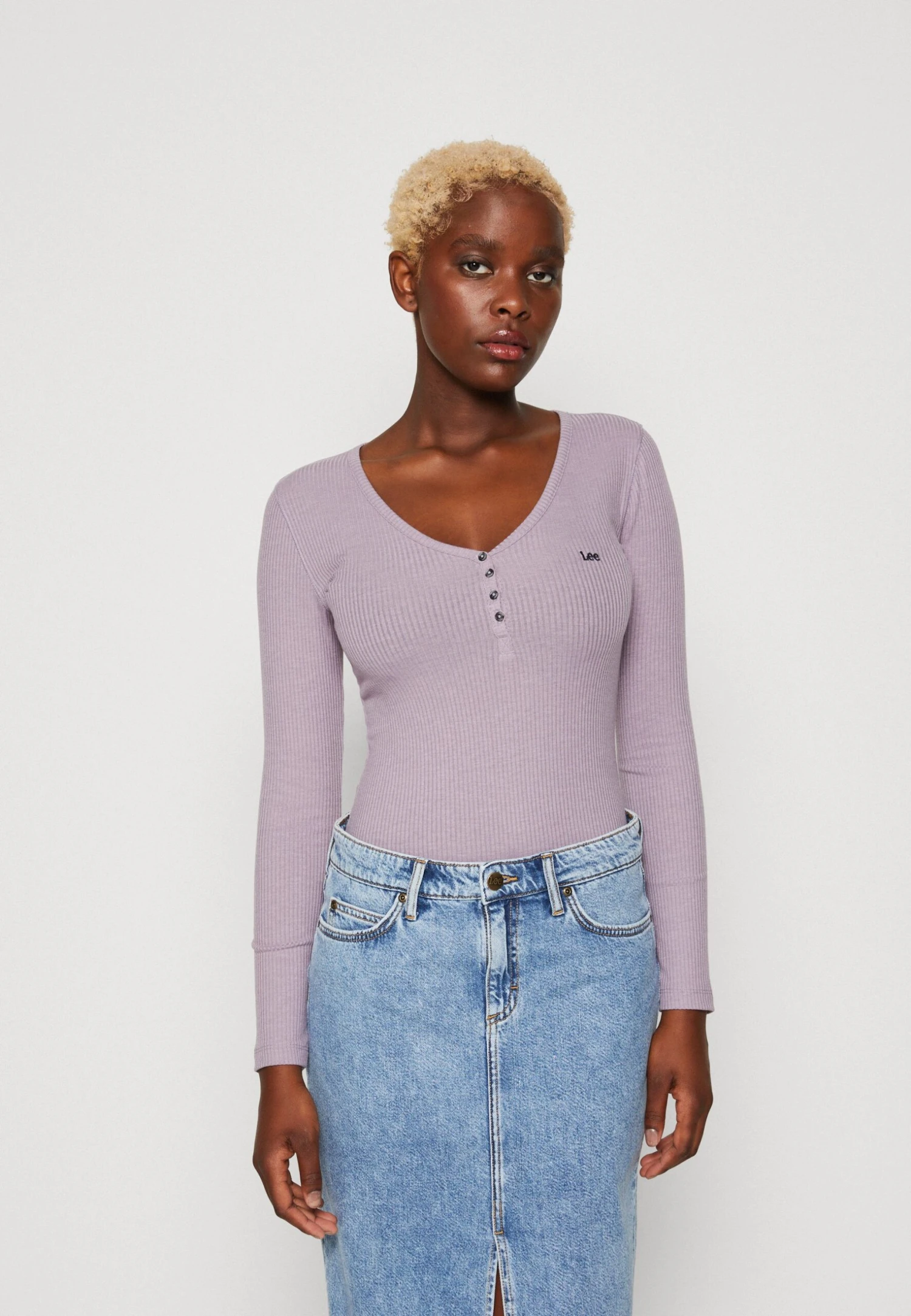 Lee Henley - T-Shirt À Manches Longues - Jazzy Purple 3 Lee Henley - T-Shirt À Manches Longues - Jazzy Purple