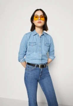 Lee Regular Western Shirt - Chemisier - Blue Media -Lee Boutique fd3ee83164414c0f890b2f699413f383