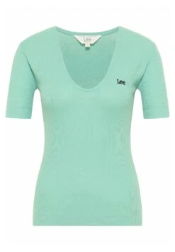 Lee V Neck - T-Shirt Basique - Dusty Jade -Lee Boutique ff94f84e68644b20925de6ab8543ade1