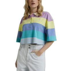 Polo Crop Femme Lee