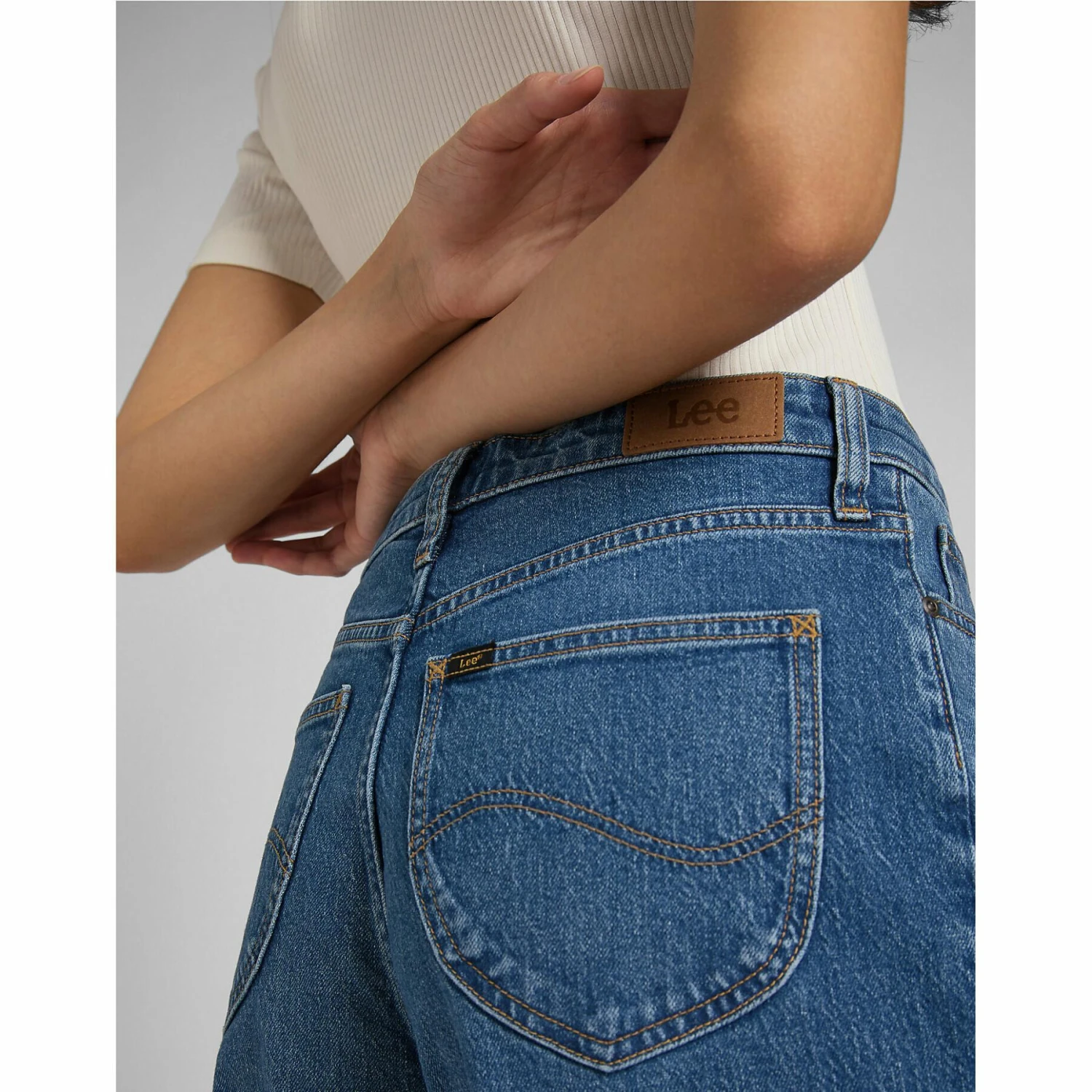 Jeans Patte D'éléphant Femme Lee 7 Jeans Patte D'éléphant Femme Lee – Image 5